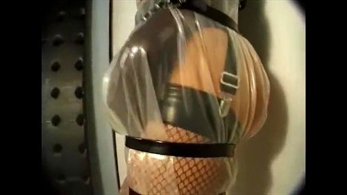 Watch Plastic Girl Raincoat Plastic Doll Fetish Porn Span