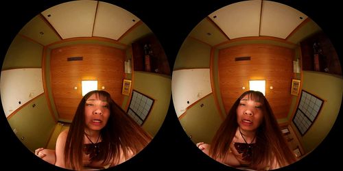 【VR 完全天井特化 VRｺﾞｰｸﾞﾙ不要】完全に真上アングル固定VR！寝そべったまま見てください！ ブスJKの姪っ子に痴女られる！ 4K高画質 ﾊﾞｲﾉｰﾗﾙ 34分ﾌﾙ動画