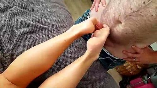 Watch Footjob For Married Businessman Footjob Footjob Cumshot Babe