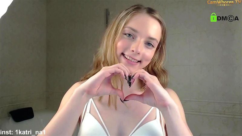 Petite Russian teen Adrykilly bathroom webcam show